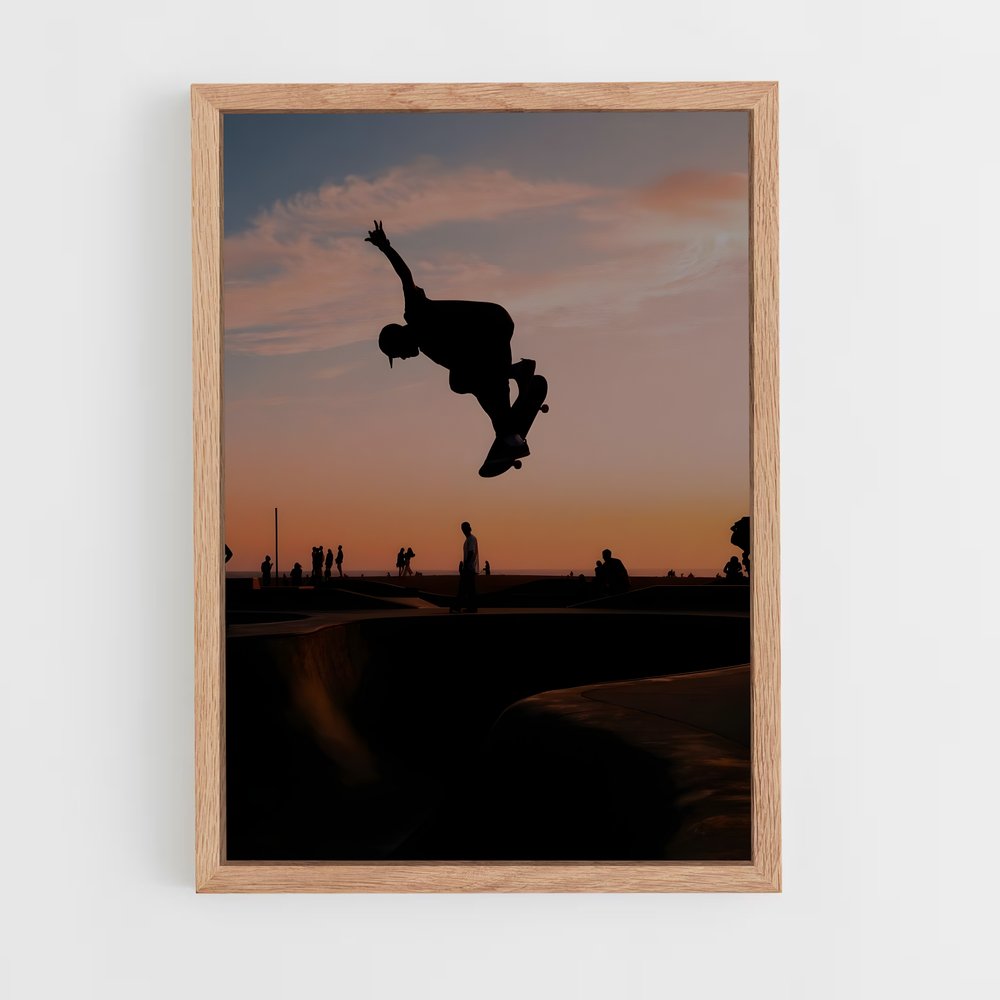 skateboard-8 cadre Bois clair