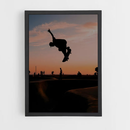skateboard-8 cadre Noir