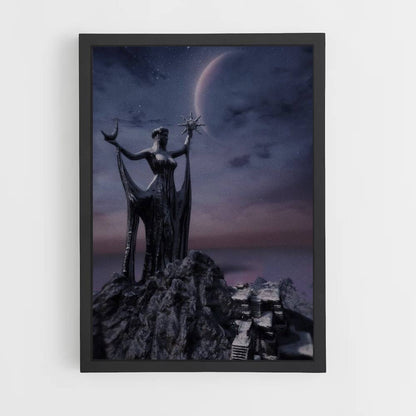 Skyrim Statue Poster