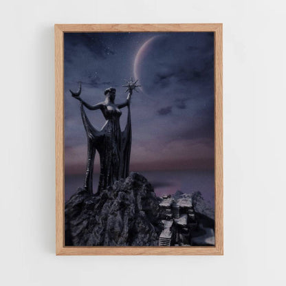 Skyrim Statue Poster