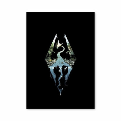 Skyrim Logo Poster