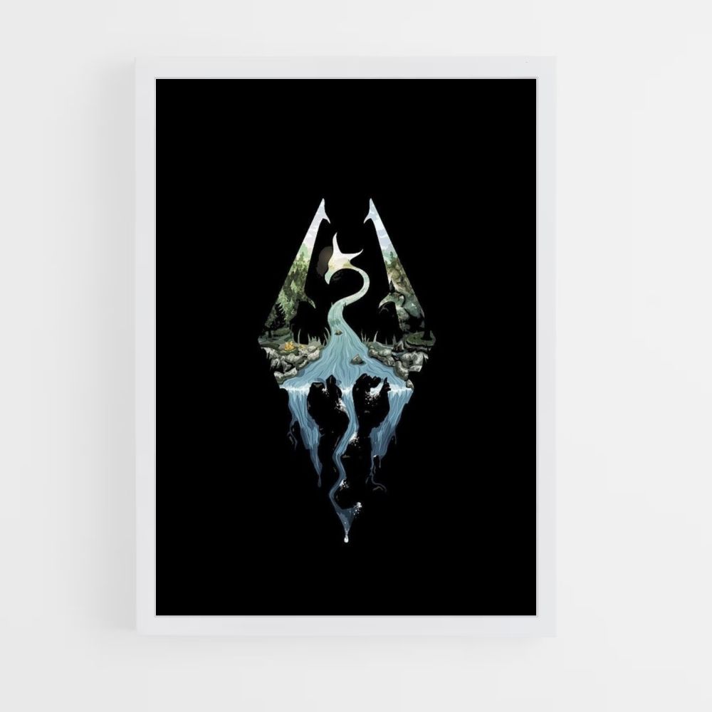 Skyrim Logo Poster