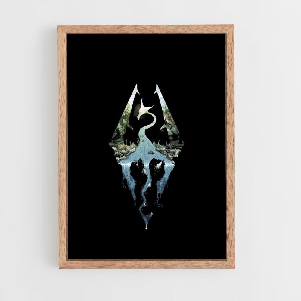 Skyrim Logo Poster