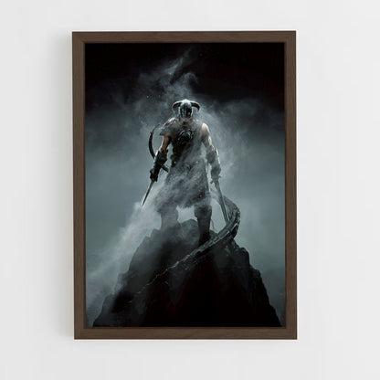 skyrim-5 cadre Bois foncé