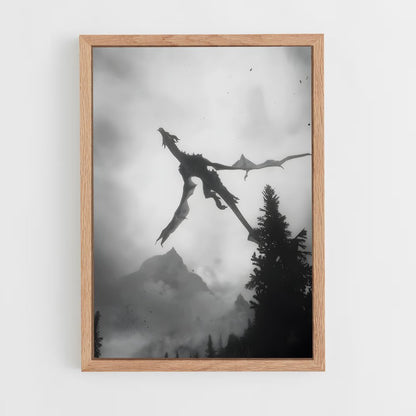 skyrim-8 cadre Bois clair