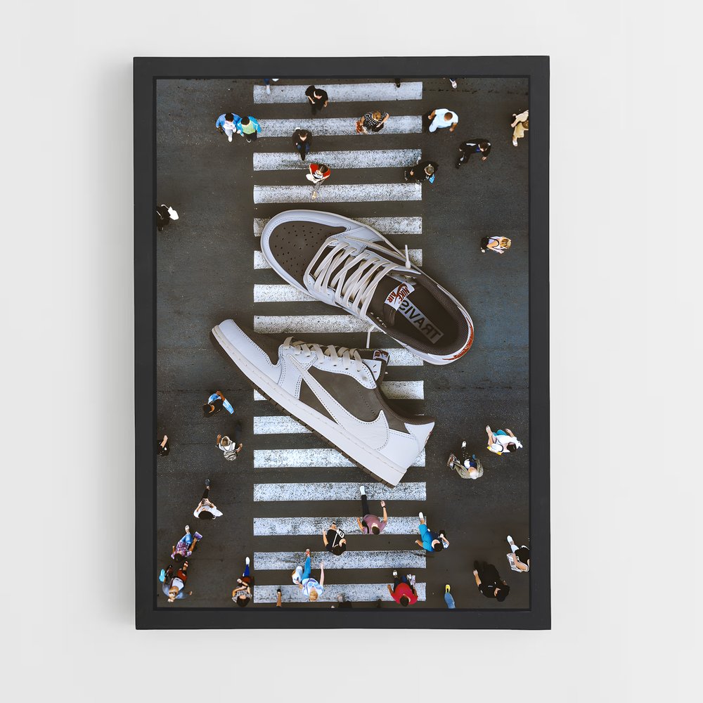 sneakers-1 cadre Noir