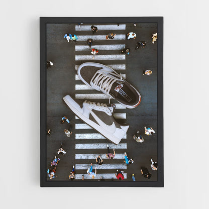 sneakers-1 cadre Noir