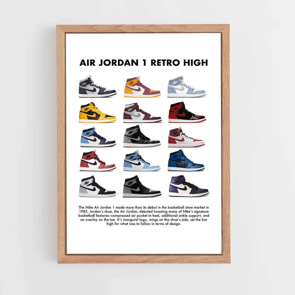 sneakers-23 cadre Bois clair