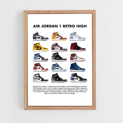 sneakers-23 cadre Bois clair