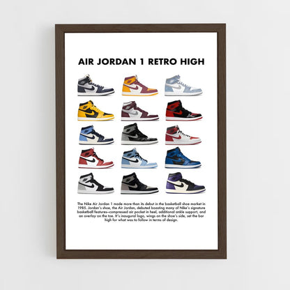 sneakers-23 cadre Bois foncé