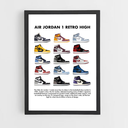 sneakers-23 cadre Noir