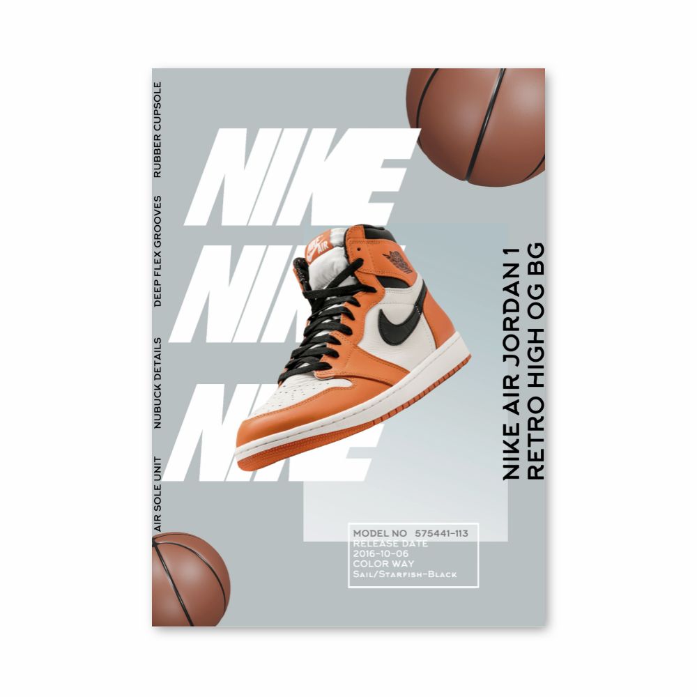 Nike Air Jordan 1-poster