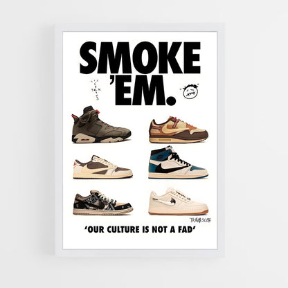 sneakers-30 cadre Blanc