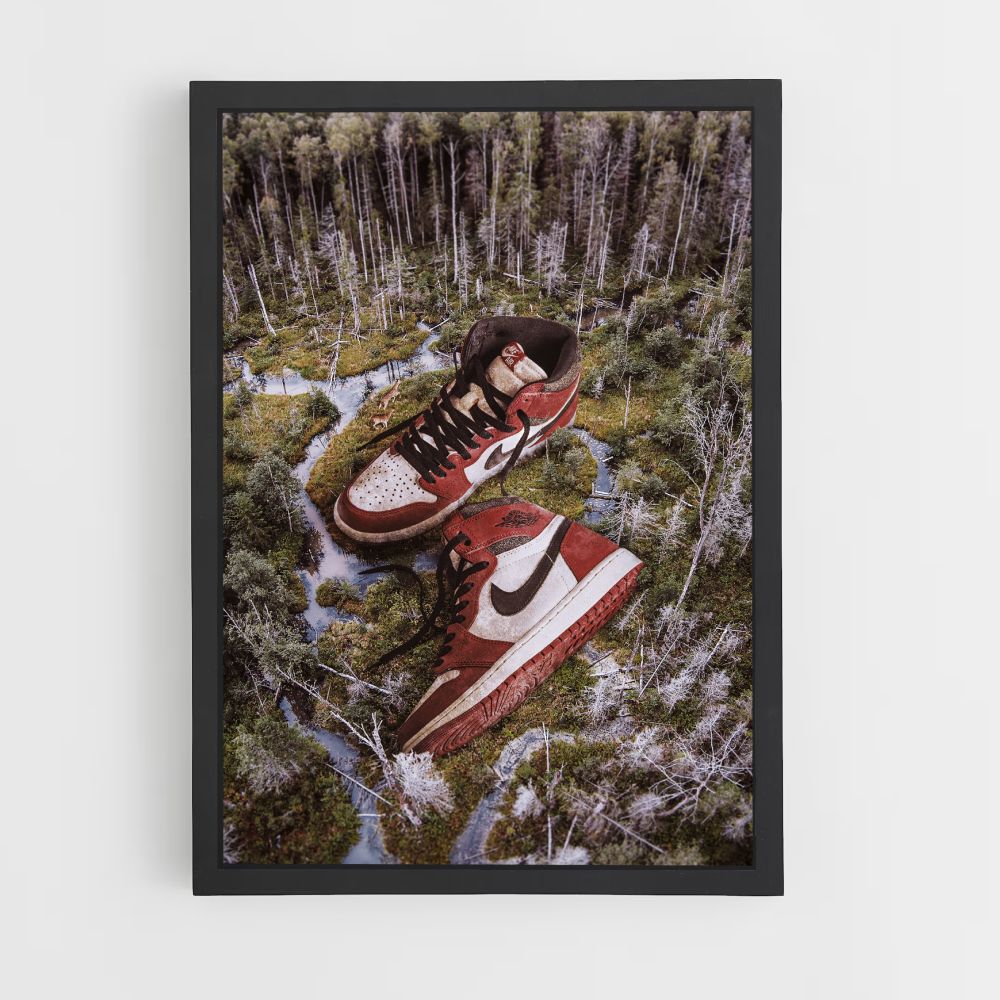 Poster Nike Air Jordan 1 Red