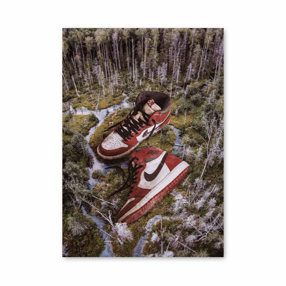 Poster Nike Air Jordan 1 Red