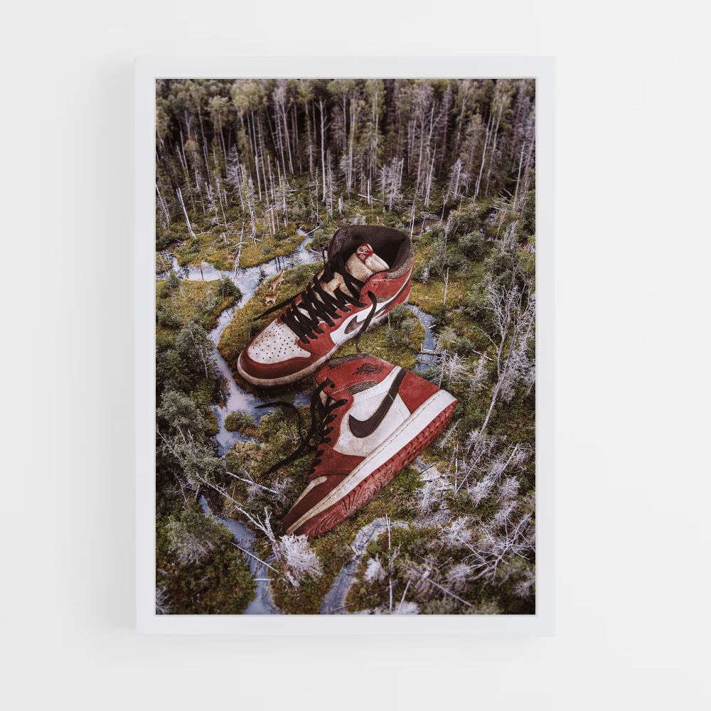 Poster Nike Air Jordan 1 Red