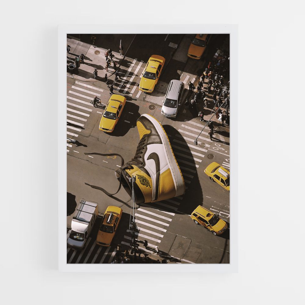 Poster Air Jordan 1 Yellow