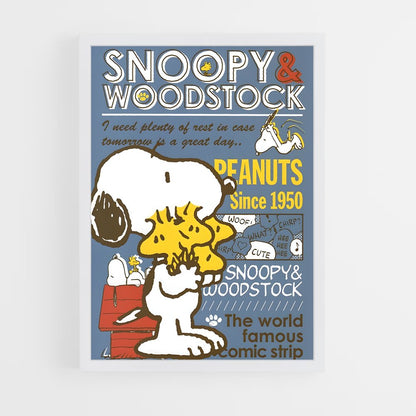 snoopy-10 cadre Blanc