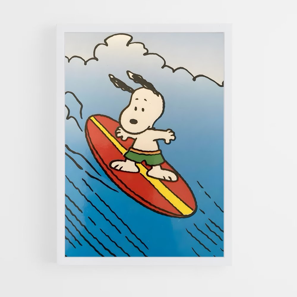 snoopy-12 cadre Blanc
