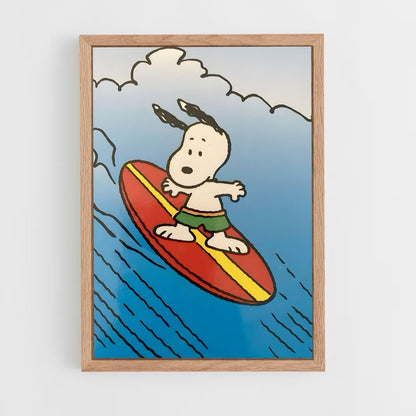 snoopy-12 cadre Bois clair