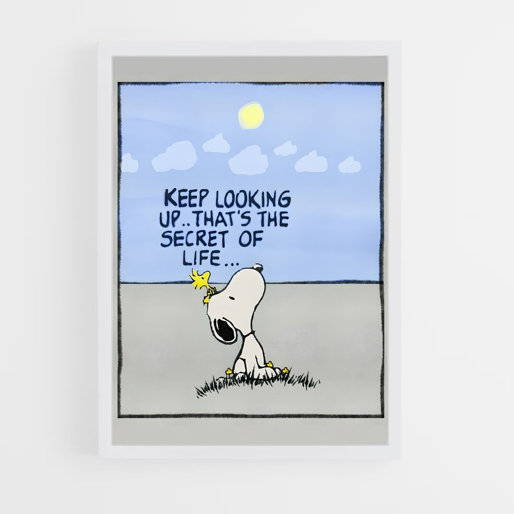 snoopy-13 cadre Blanc