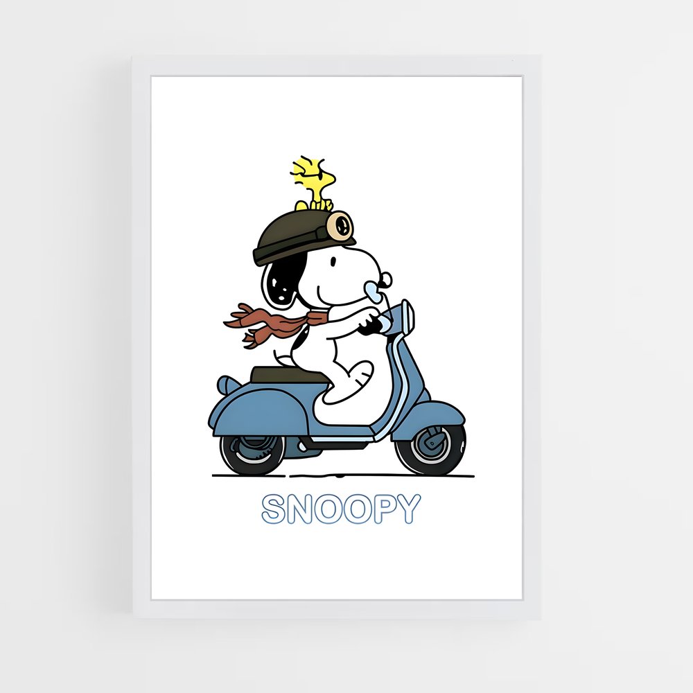 snoopy-15 cadre Blanc