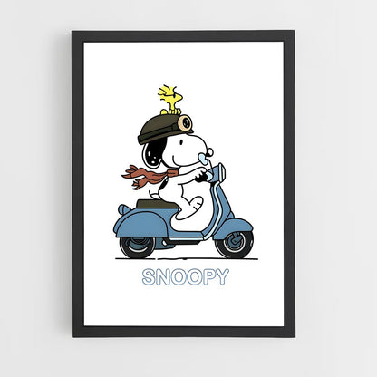 snoopy-15 cadre Noir