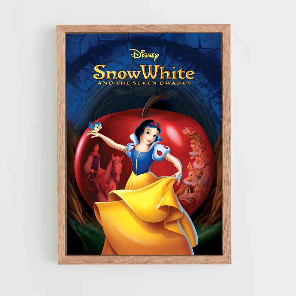 snow-white-3 cadre Bois clair