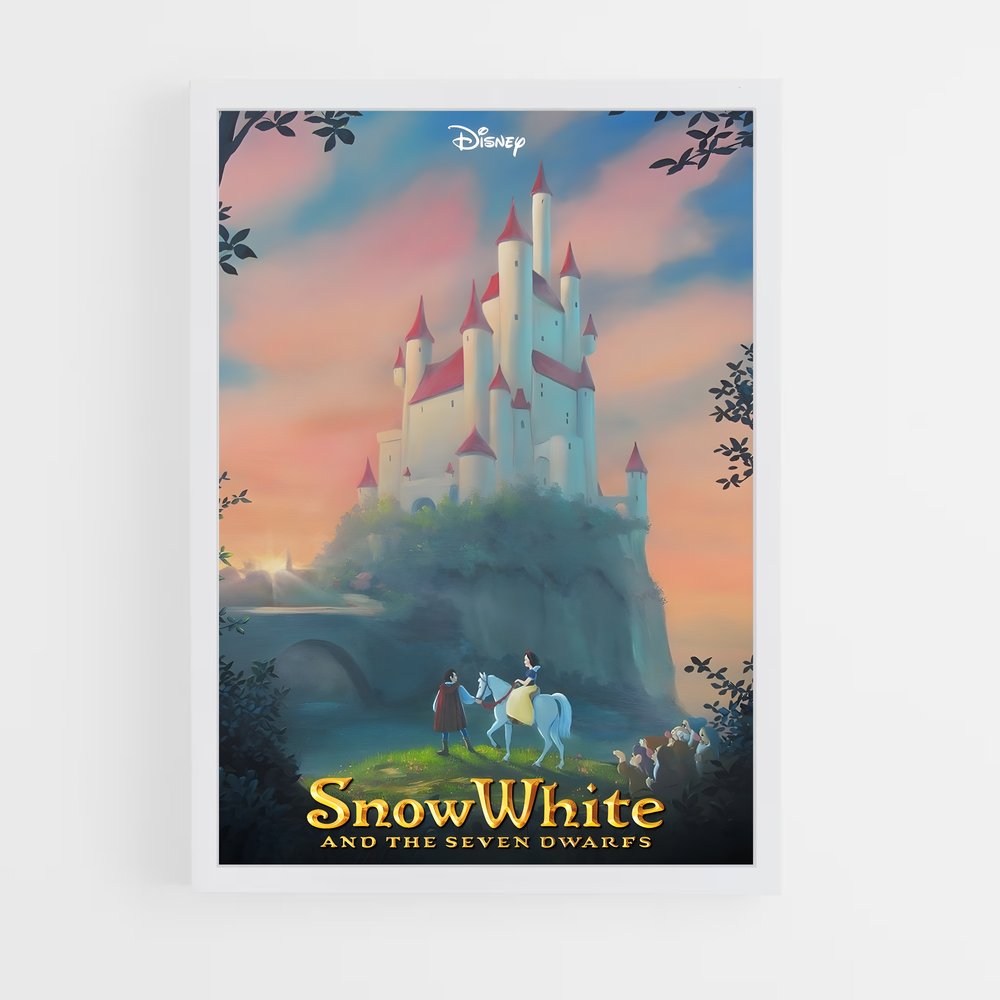 snow-white-4 cadre Blanc