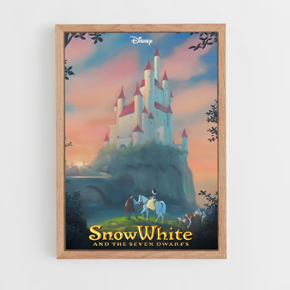 snow-white-4 cadre Bois clair