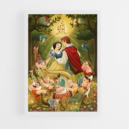 snow-white-7 cadre Blanc