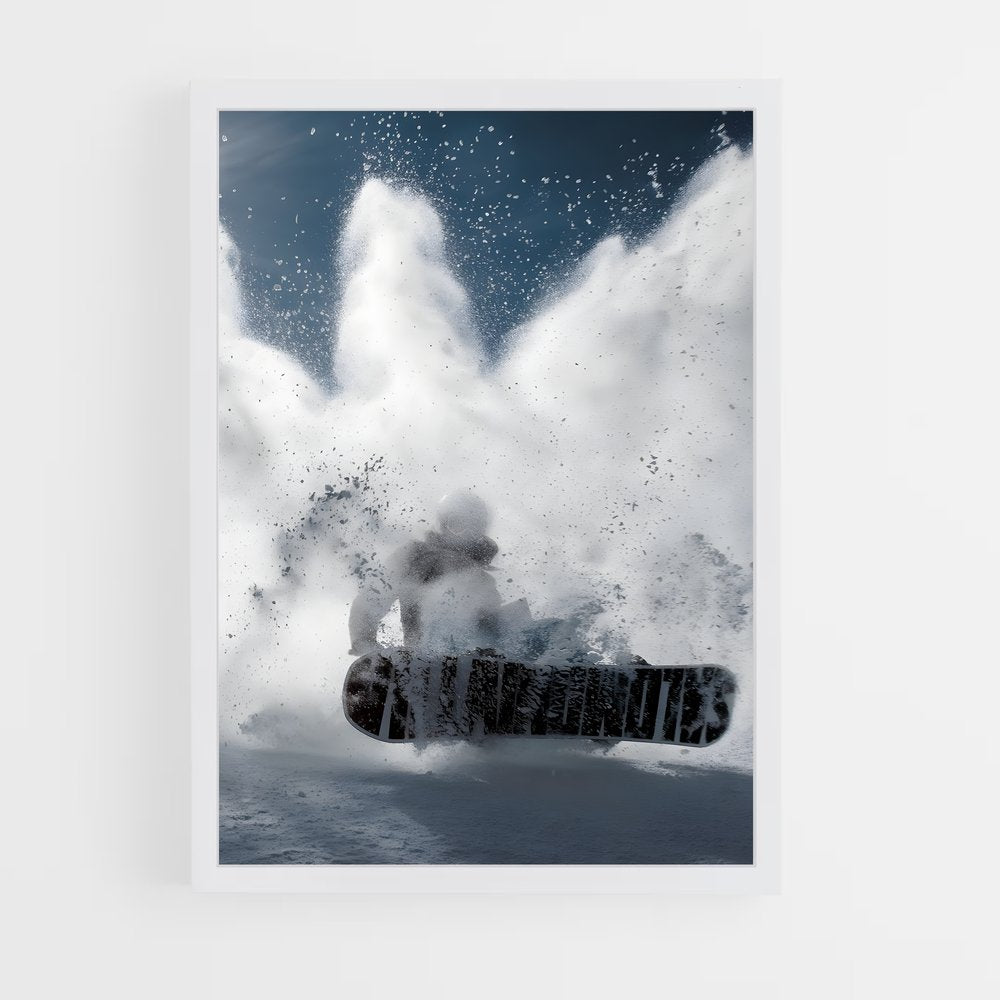 snowboard-1 cadre Blanc