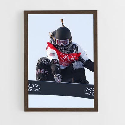 snowboard-14 cadre Bois foncé