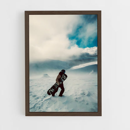 snowboard-4 cadre Bois foncé