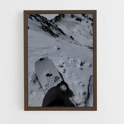 snowboard-8 cadre Bois foncé