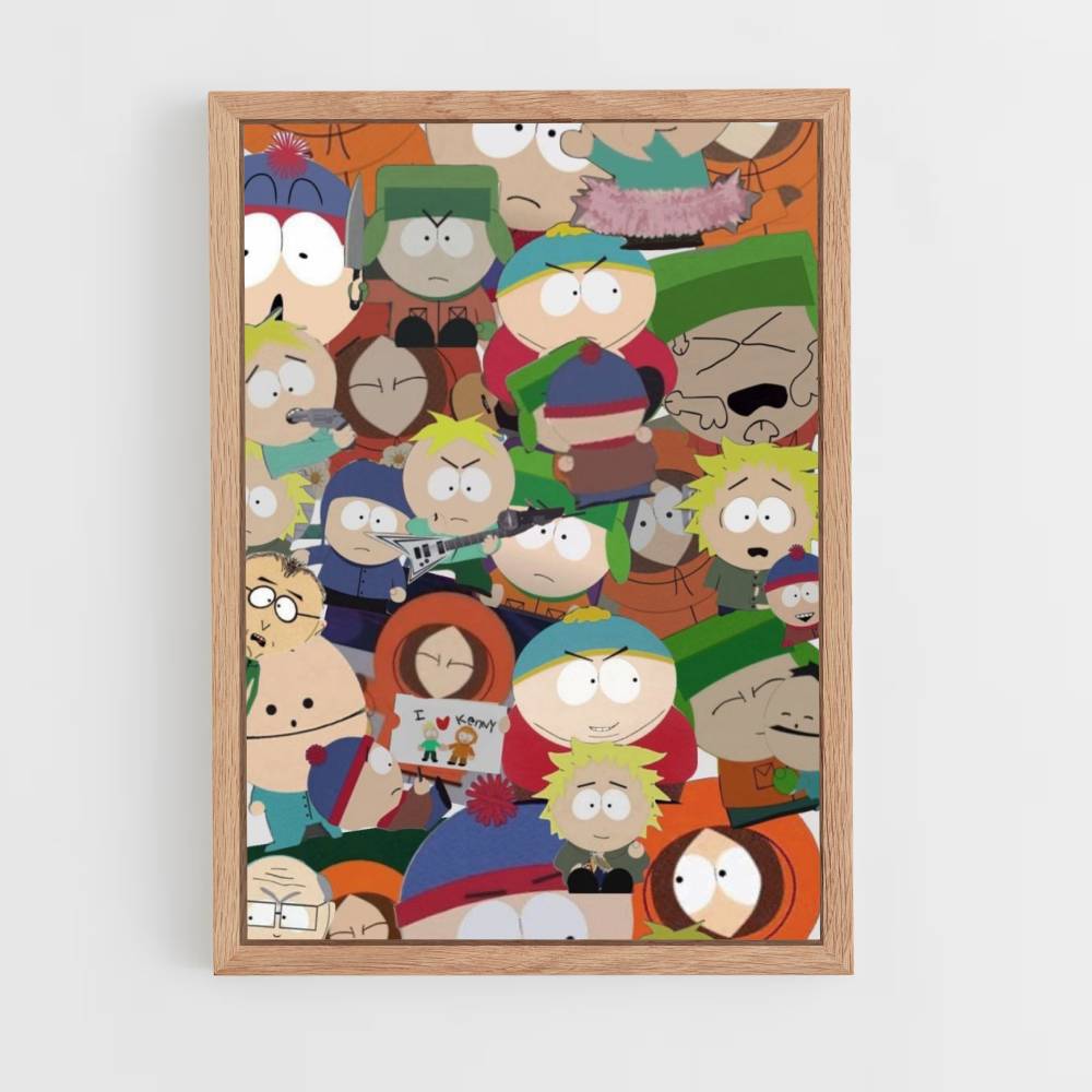 South Park Collage Poster