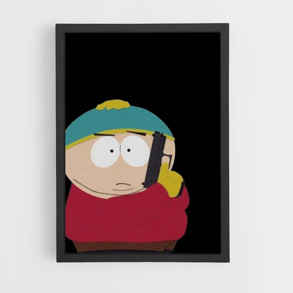 Cartman Gun Poster