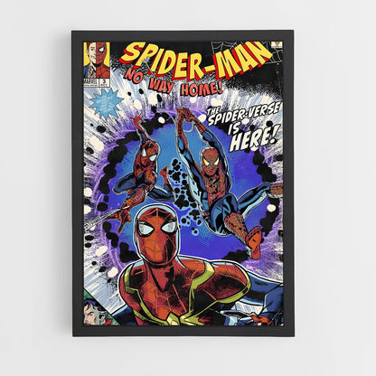 spiderman-10 cadre Noir