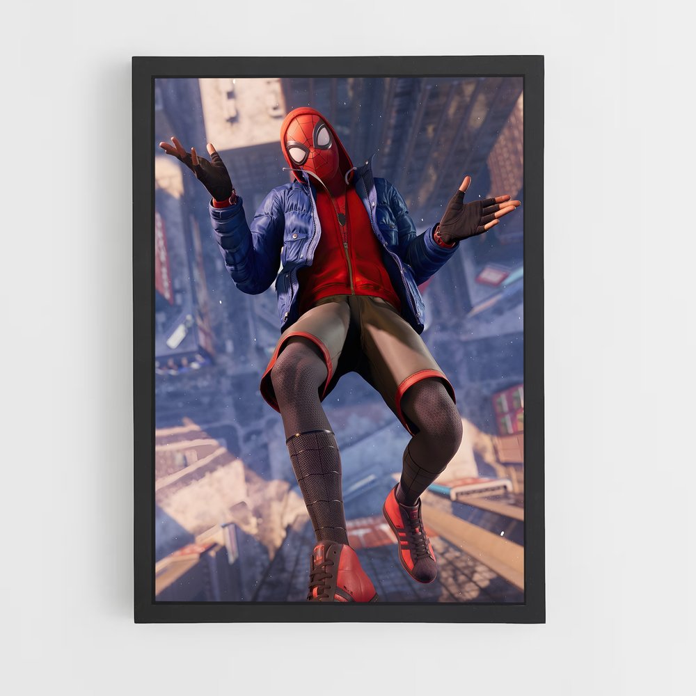 spiderman-13 cadre Noir