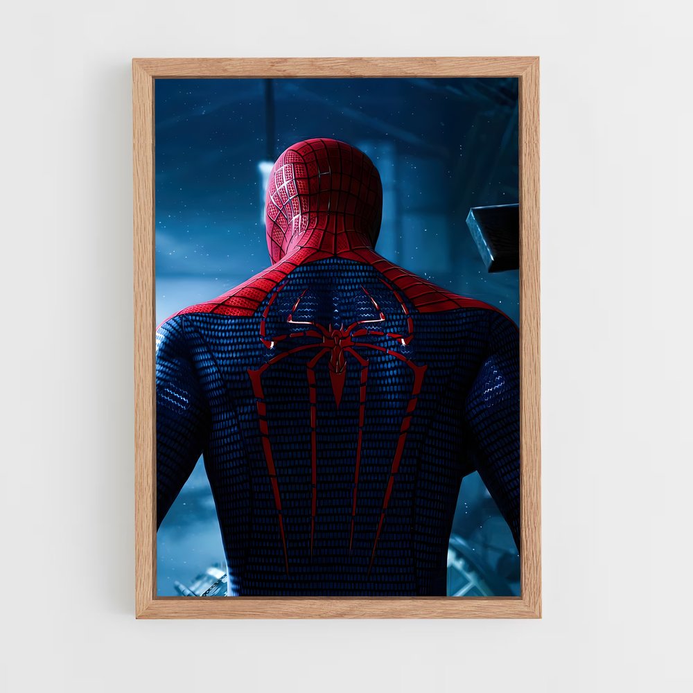 spiderman-14 cadre Bois clair