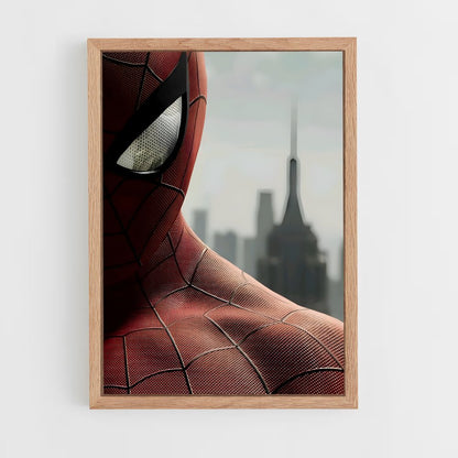 spiderman-15 cadre Bois clair