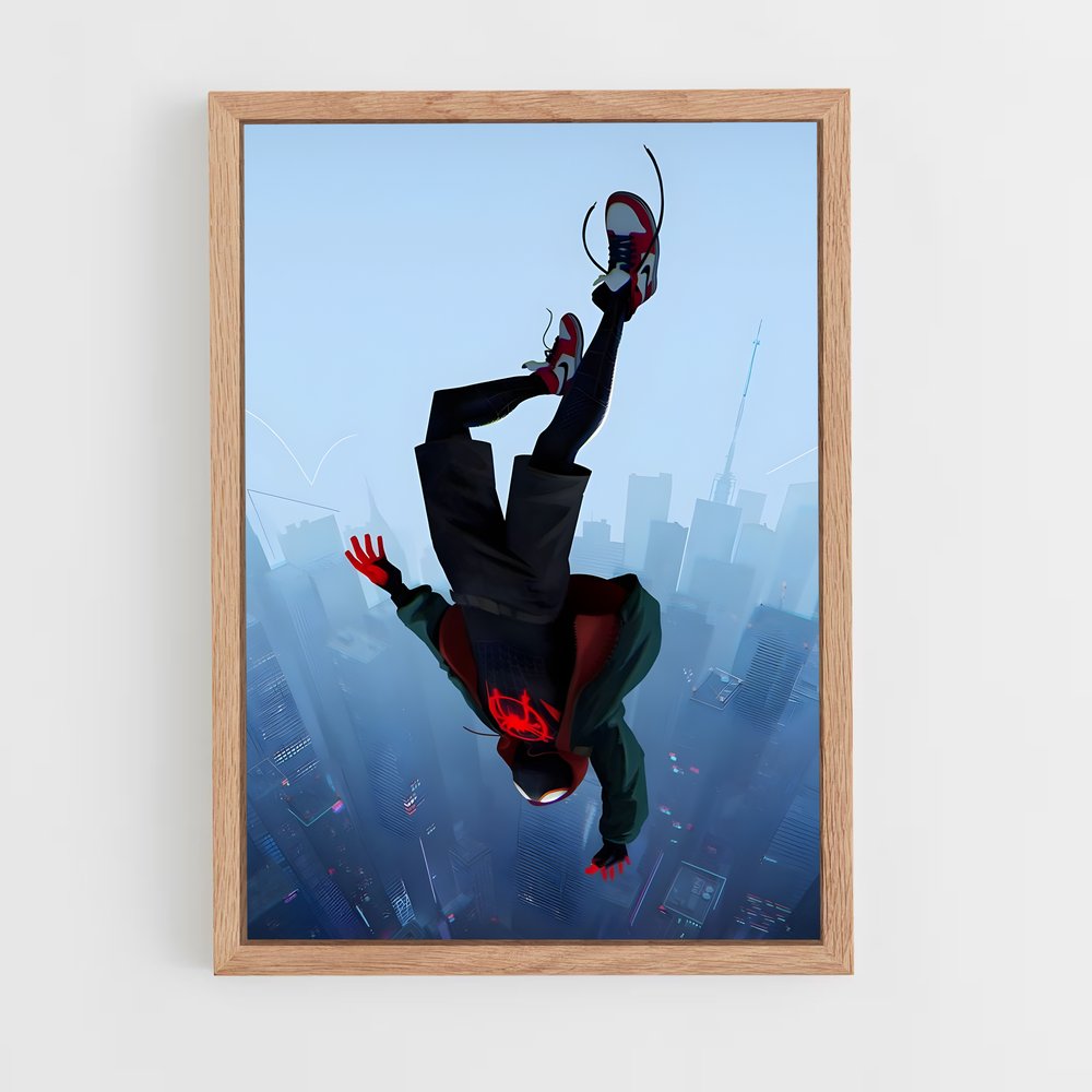 spiderman-17 cadre Bois clair