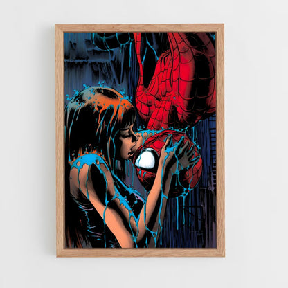spiderman-2 cadre Bois clair