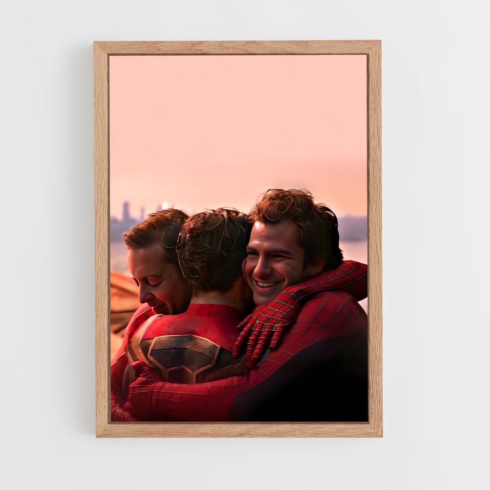 spiderman-20 cadre Bois clair