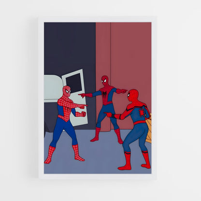 spiderman-21 cadre Blanc