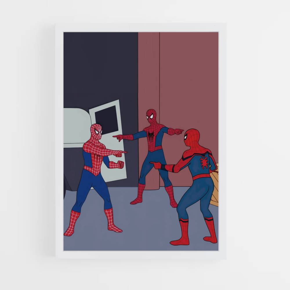 Spiderman Meme Poster