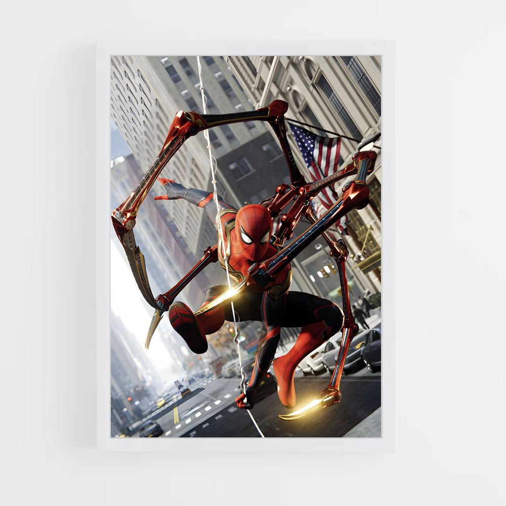 spiderman-23 cadre Blanc