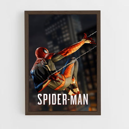 spiderman-24 cadre Bois foncé