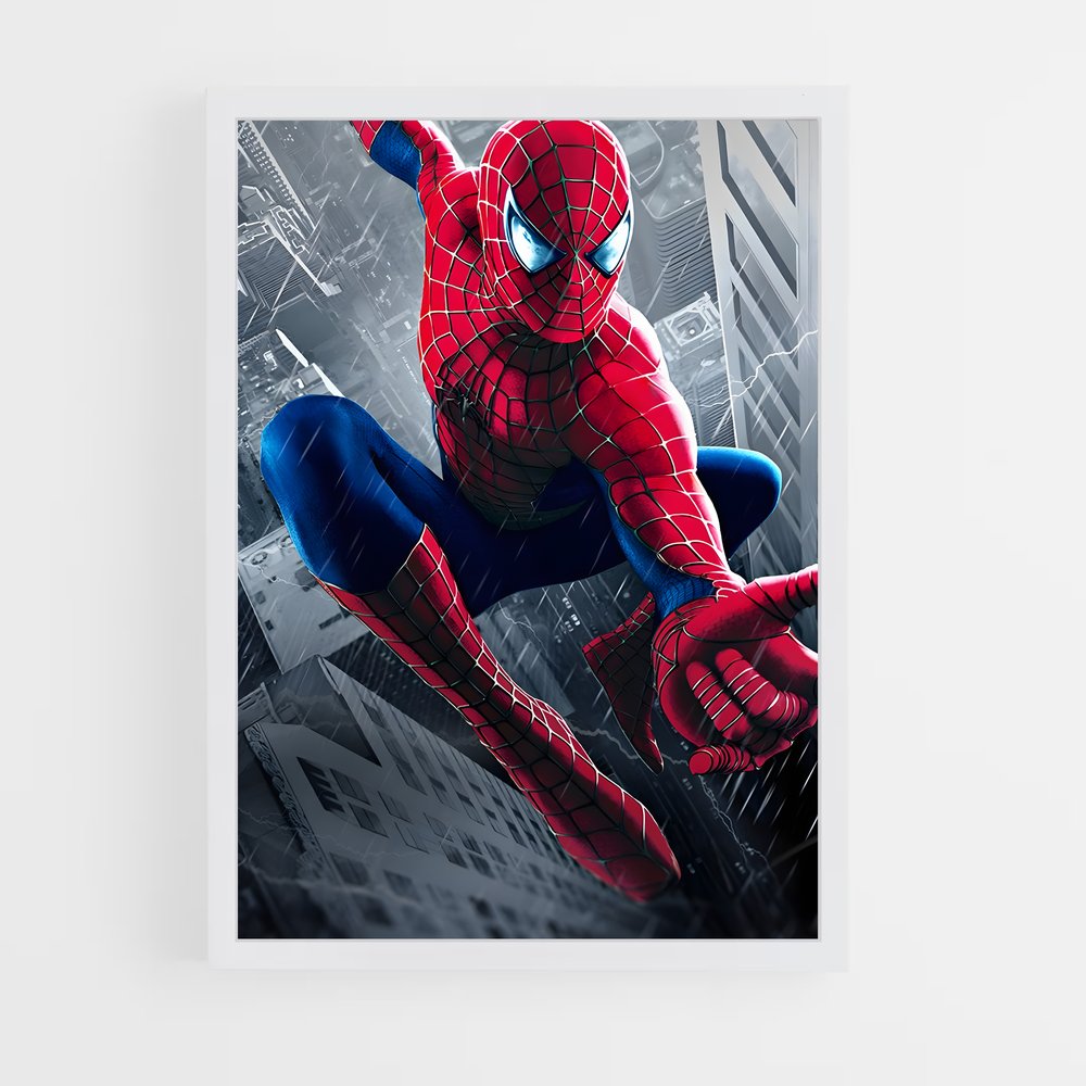 spiderman-4 cadre Blanc