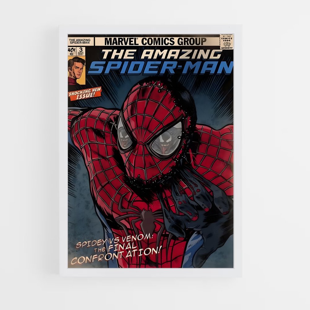 spiderman-5 cadre Blanc